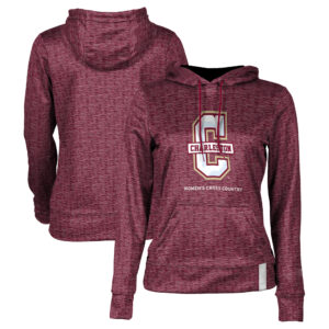 Women's Maroon Charleston Cougars Women's Cross Country Pullover Hoodie