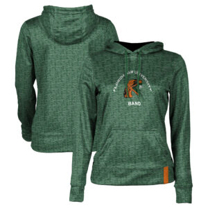 Women's Green Florida A&M Rattlers Band Pullover Hoodie