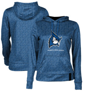 Women's Blue Westfield State Owls Women's Cross Country Pullover Hoodie