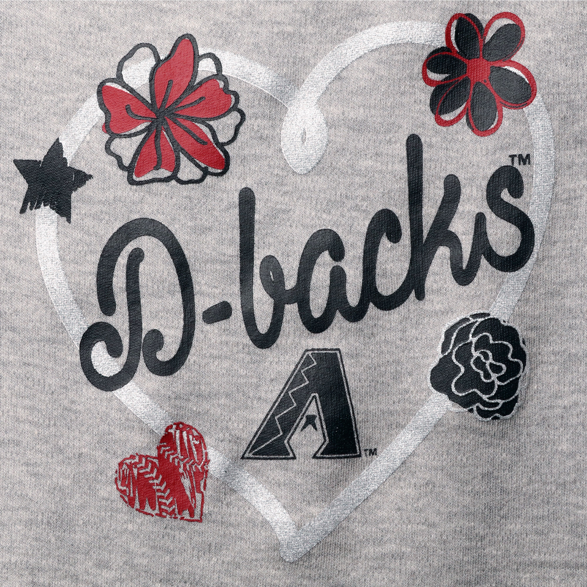 Infant Red/Black/Gray Arizona Diamondbacks Batter Up 3-Pack Bodysuit Set - Image 5