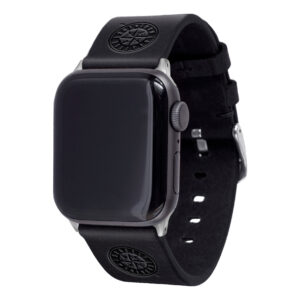 Black Seattle Mariners Leather Apple Watch Band