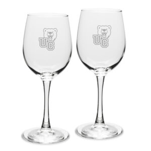 Ursinus Bears 12oz. 2-Piece Traditional White Wine Glass Set