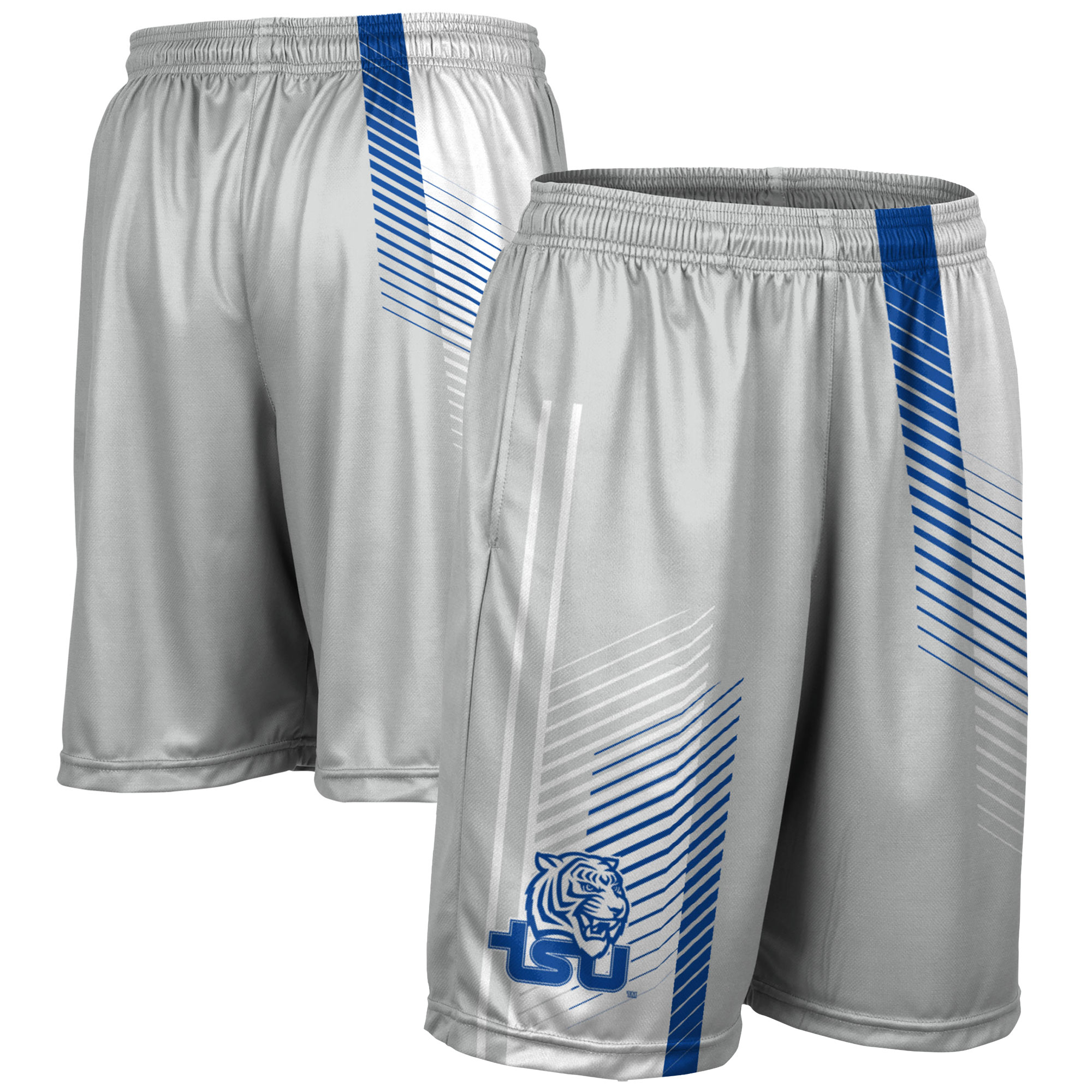 Men's Silver Tennessee State Tigers Pocketed Shorts