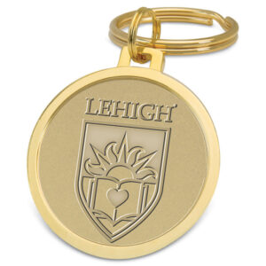Gold Lehigh Mountain Hawks Team Logo Split-Wire Key Ring