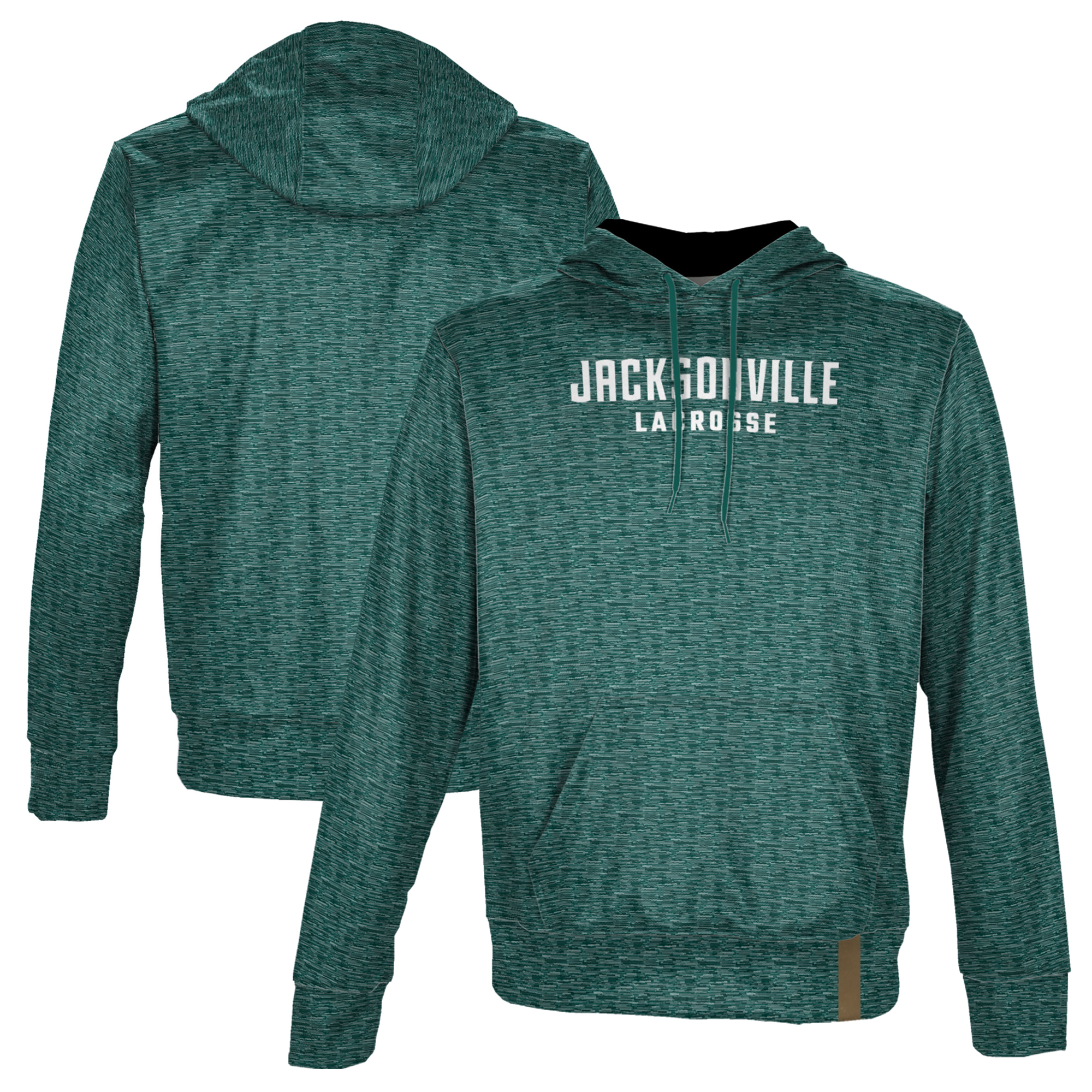 Men's ProSphere Green JU Dolphins Lacrosse Name Drop Pullover Hoodie