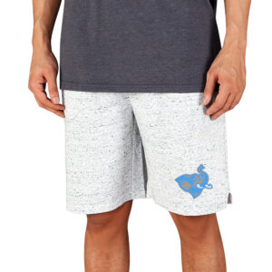 Men's Concepts Sport White/Charcoal Tufts University Jumbos Throttle Knit Jam Shorts