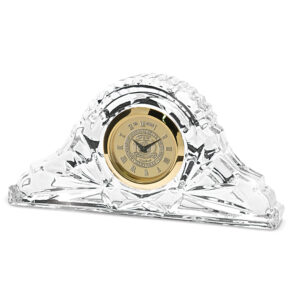 Gold Northwest Missouri State Bearcats Crystal Clock