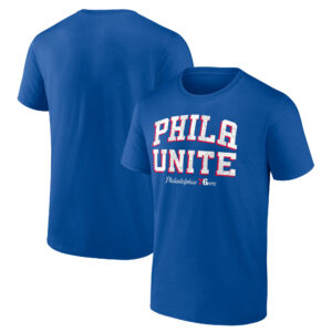 Men's Fanatics Royal Philadelphia 76ers Hometown Collection Phila Unite T-Shirt