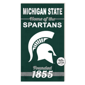 Michigan State Spartans 11'' x 20'' Home Of The Sign