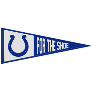WinCraft Indianapolis Colts 13" x 32" Slogan Pennant