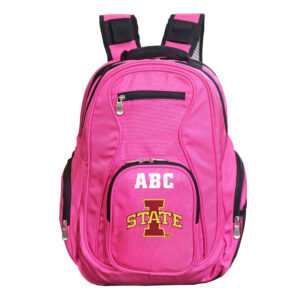 MOJO Pink Iowa State Cyclones Personalized Premium Laptop Backpack