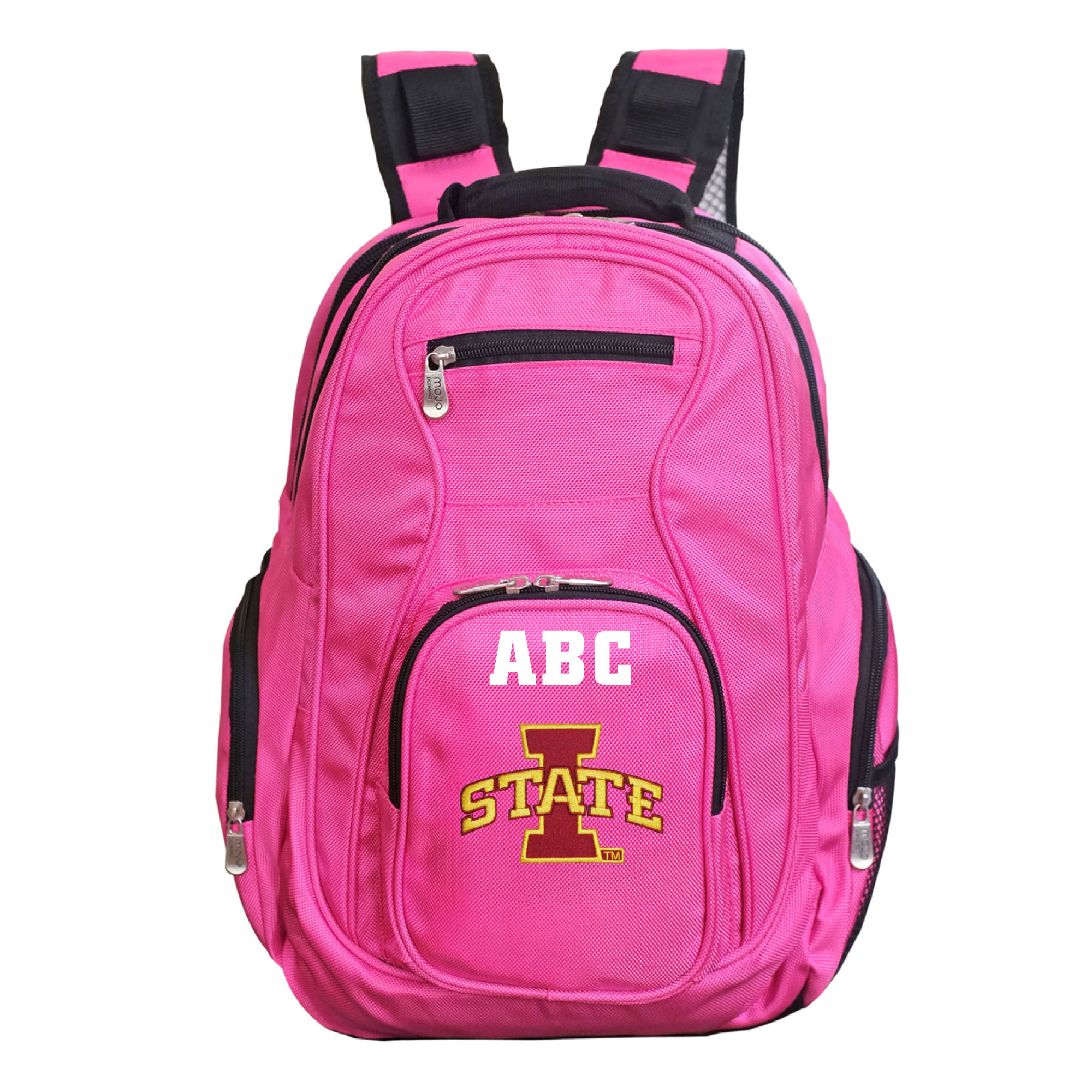 MOJO Pink Iowa State Cyclones Personalized Premium Laptop Backpack