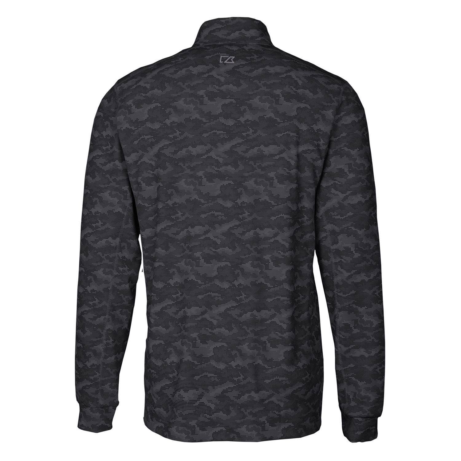 Men's Cutter & Buck Black Chicago White Sox Traverse Camo Print Stretch Quarter-Zip Pullover Top - Image 4