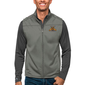 Men's Antigua Steel North Carolina A&T Aggies Links Full-Zip Golf Vest