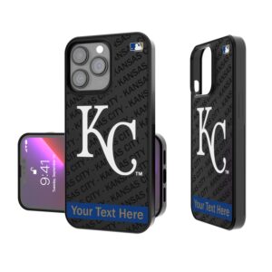 Kansas City Royals Tilt Design Personalized iPhone Bump Case