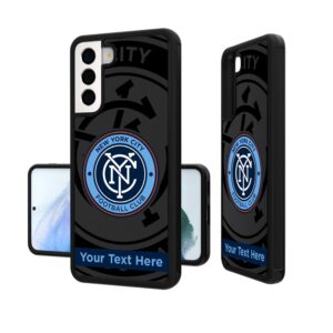 New York City FC Personalized Tilt Design Galaxy Bump Case