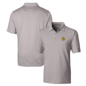 Men's Cutter & Buck Gray Missouri Tigers Forge Pencil Stripe Stretch Polo