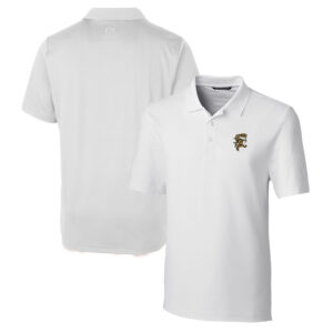 Men's Cutter & Buck White Grambling Tigers Forge Stretch Polo