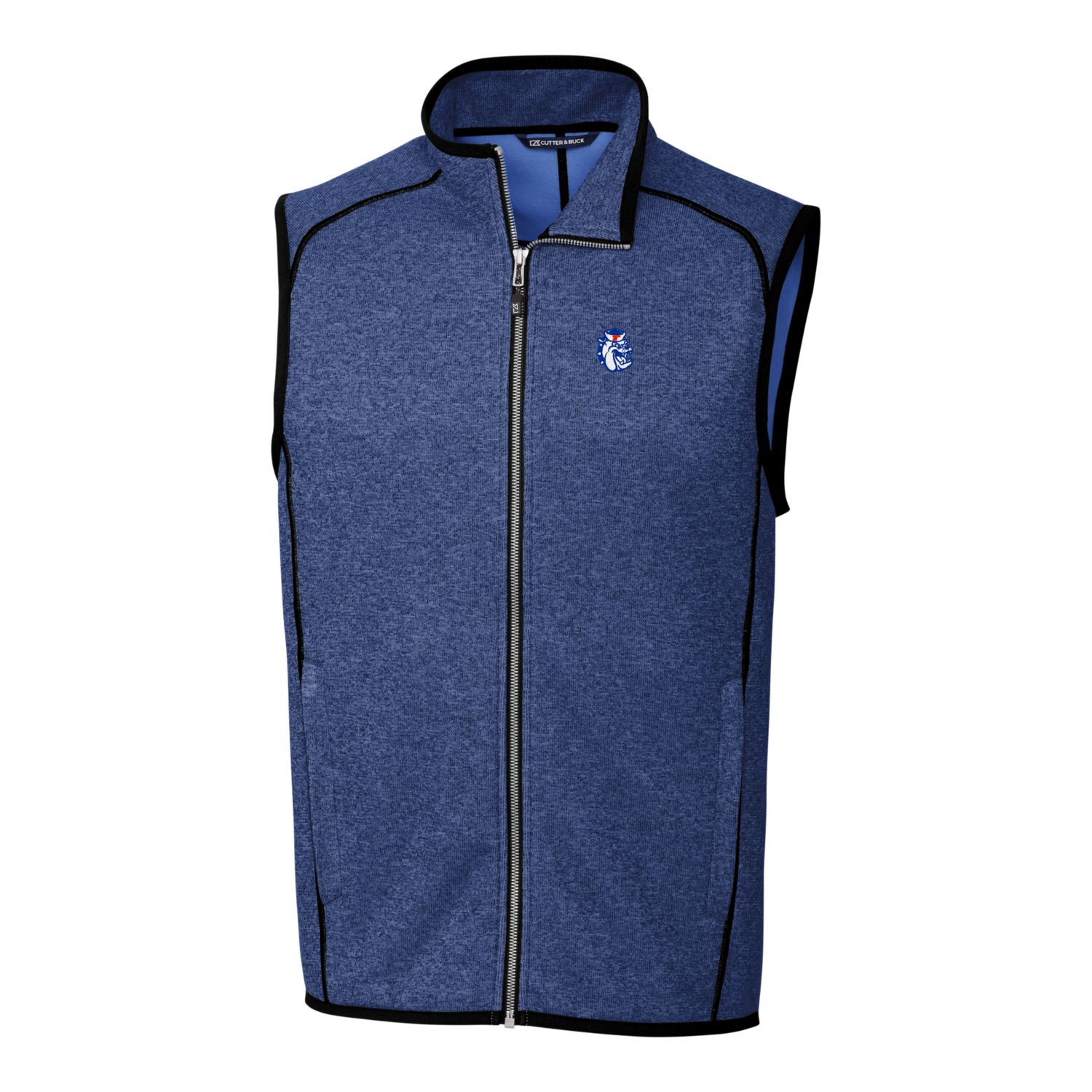 Women's Cutter & Buck Black Los Angeles Rams Charter Eco Recycled Half-Zip Anorak Jacket - Image 3