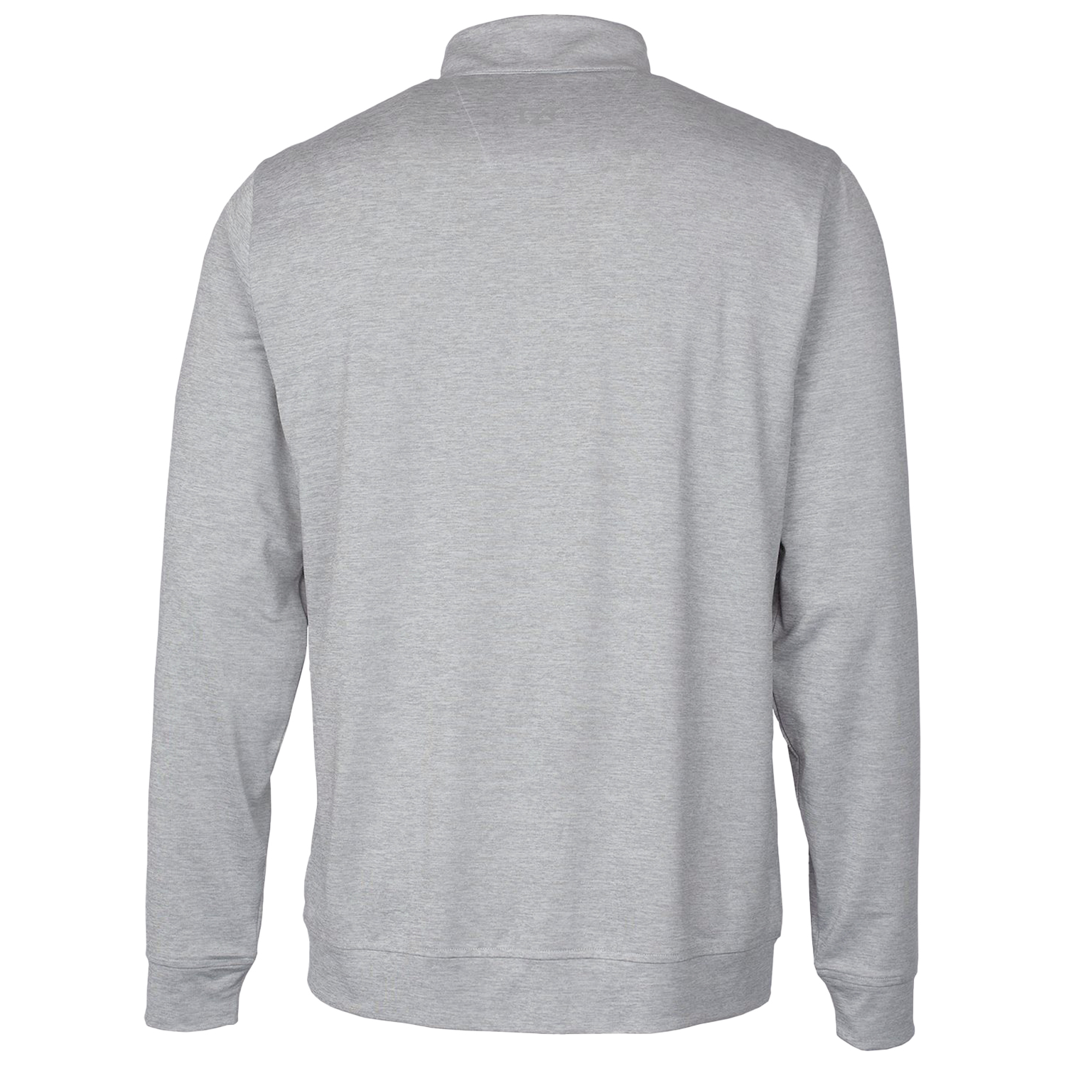 Men's Cutter & Buck Gray Auburn Tigers Heathered Vault Stealth Quarter-Zip Pullover Top - Image 4