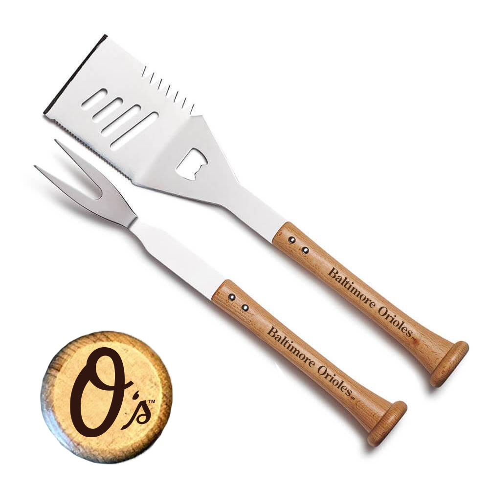 Baseball BBQ Baltimore Orioles Turn Two Combo Set