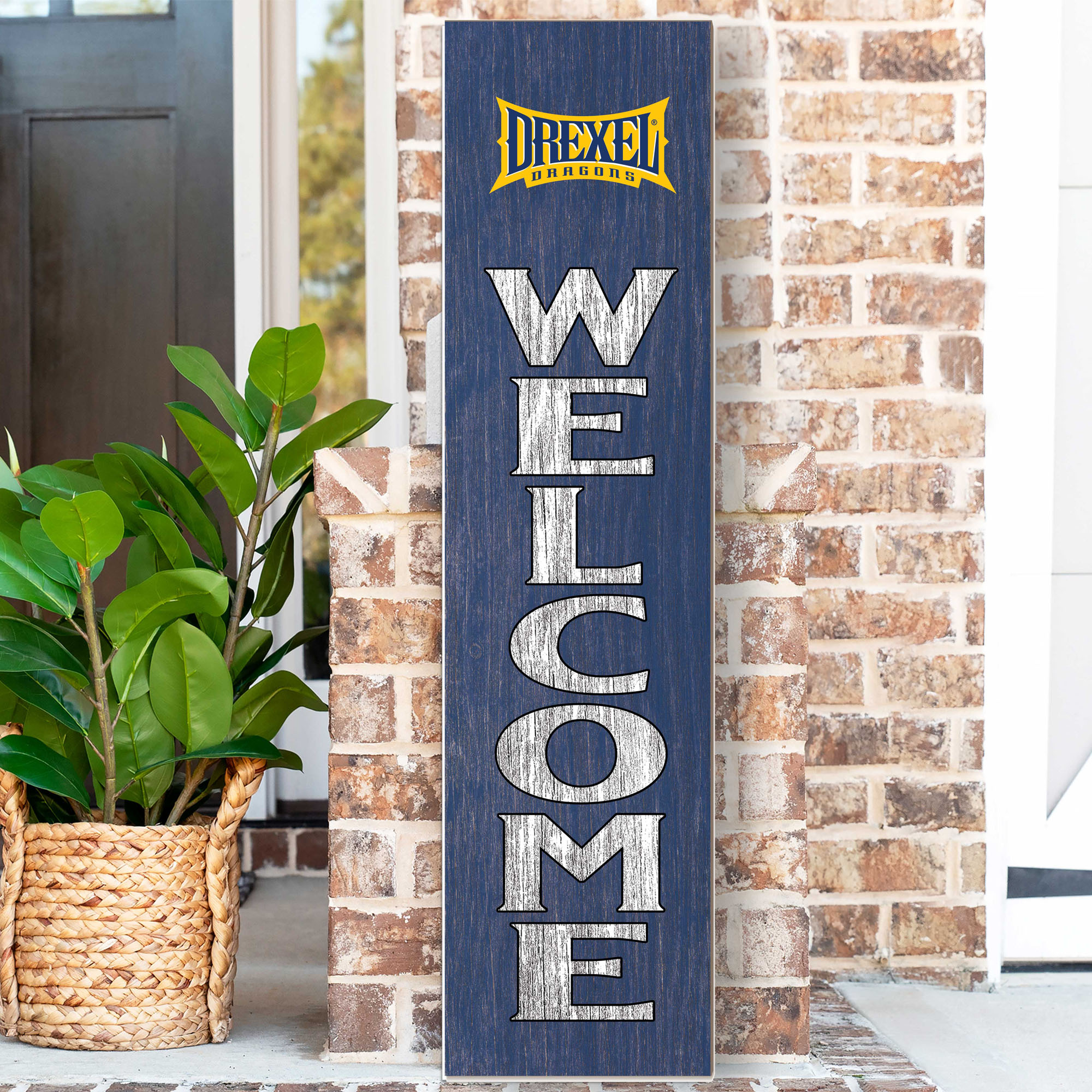 Drexel Dragons 12'' x 48'' Outdoor Leaner Welcome Sign - Image 5