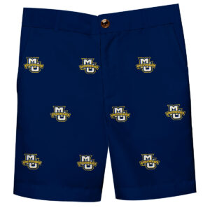 Toddler Navy Marquette Golden Eagles Structured Shorts