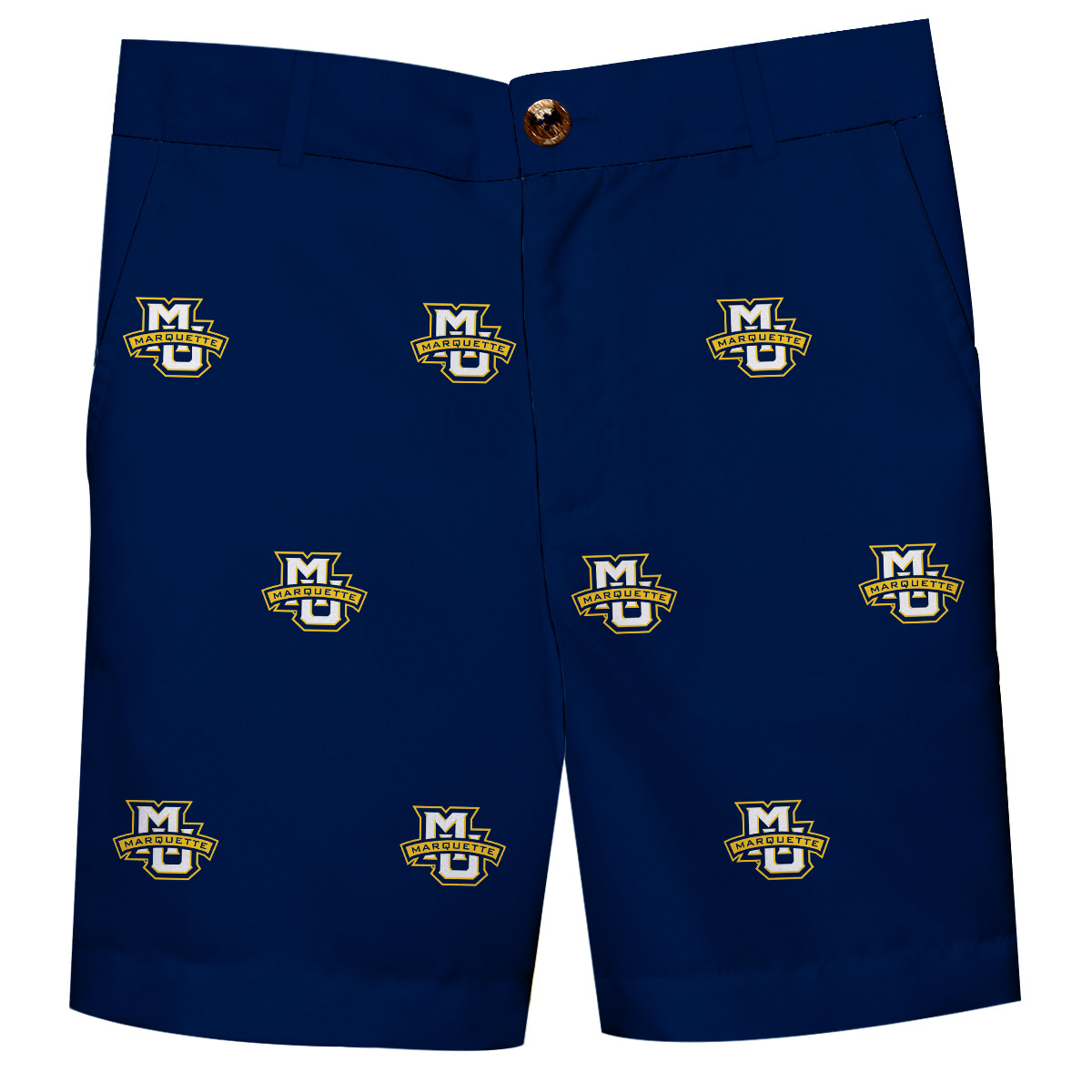 Toddler Navy Marquette Golden Eagles Structured Shorts