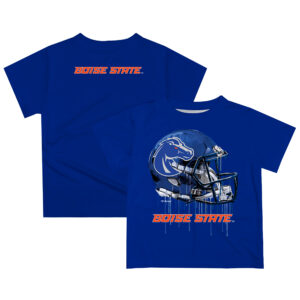 Infant Royal Boise State Broncos Dripping Helmet T-Shirt