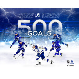 Steven Stamkos Tampa Bay Lightning Unsigned 500 Goals Stylized Photograph