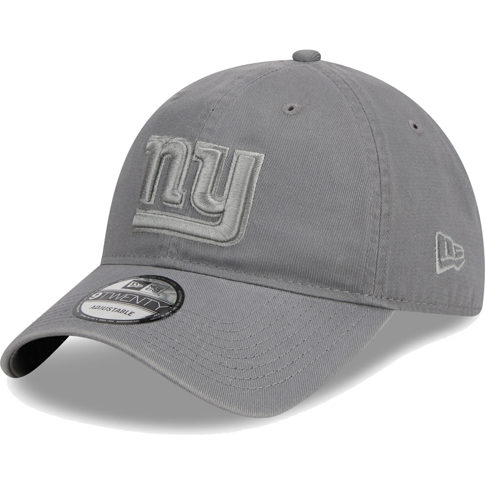 Men's New Era Gray New York Giants Color Pack 9TWENTY Adjustable Hat
