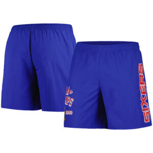 Men's Mitchell & Ness Royal Philadelphia 76ers 1983 NBA Champs Heritage Shorts