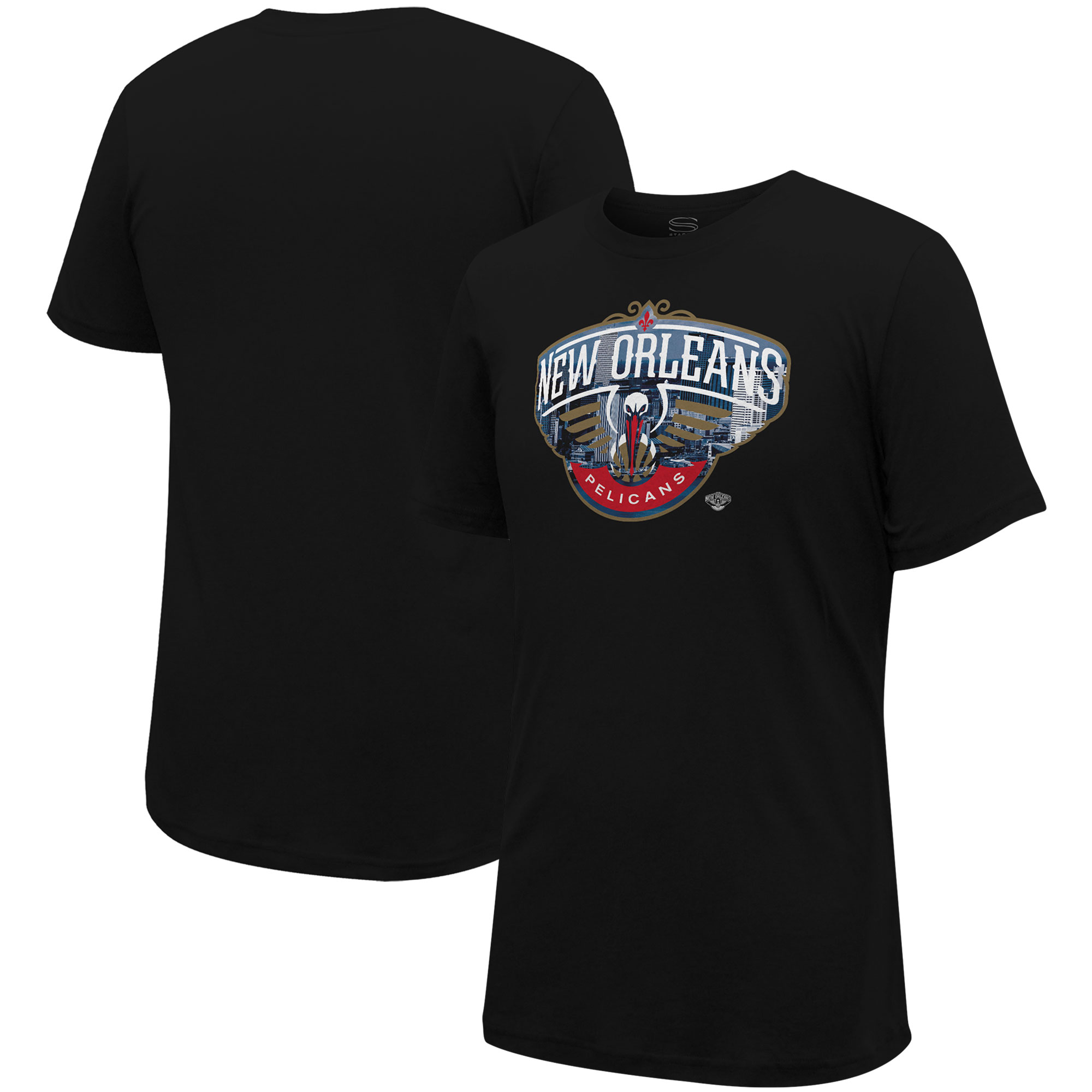 Unisex Stadium Essentials Black New Orleans Pelicans City View T-Shirt