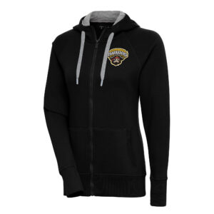 Women's Antigua  Black Bradenton Marauders Victory Full-Zip Hoodie