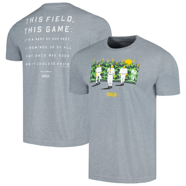 Unisex Baseballism Heather Gray Field of Dreams This Field T-Shirt