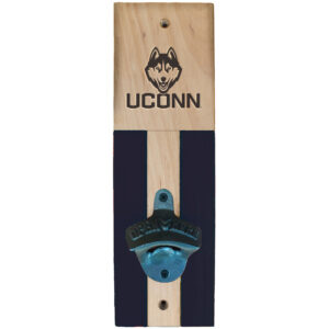 UConn Huskies 3.5" x 11.5" Wall Mounted Bottle Opener