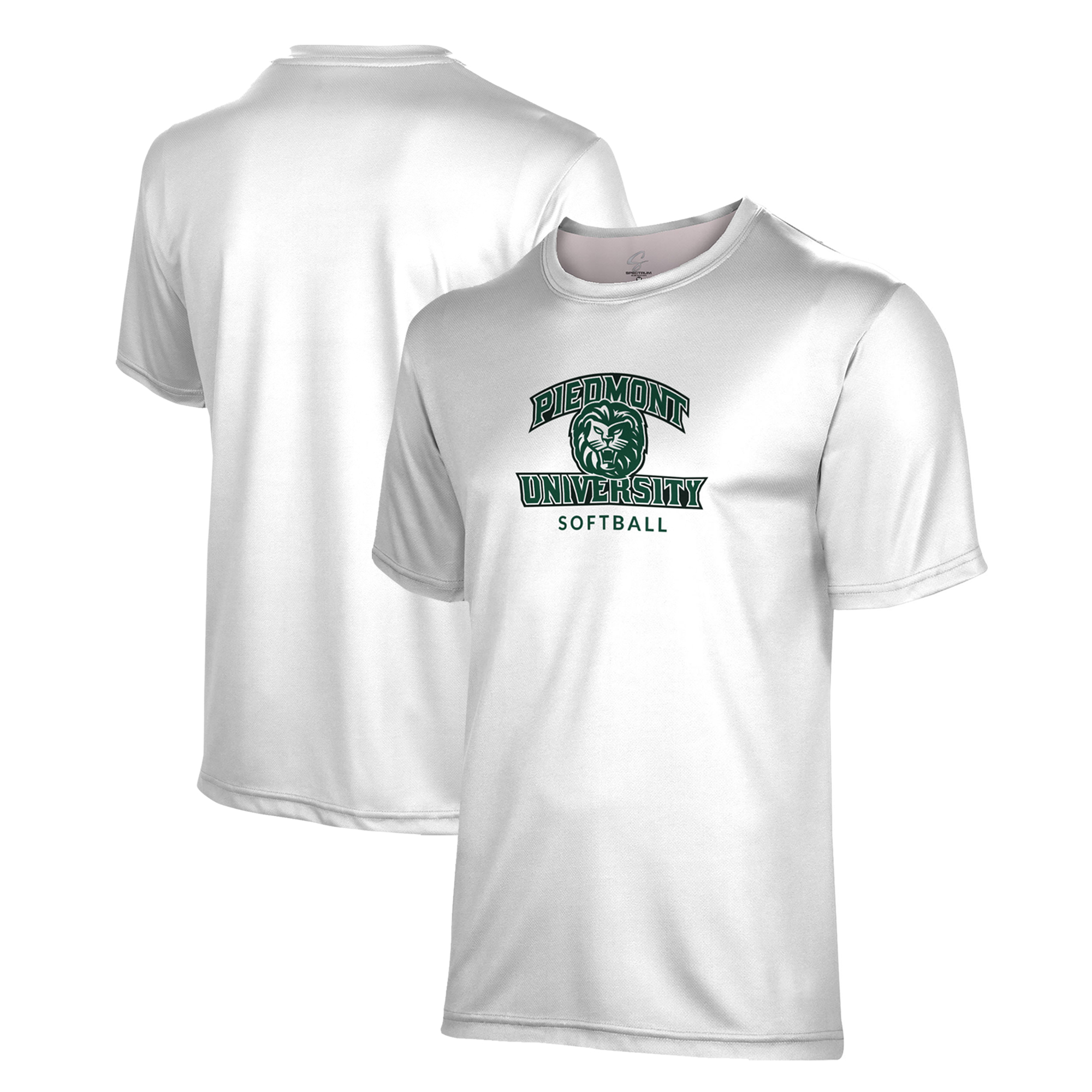 Men's ProSphere White Piedmont Lions Softball Name Drop T-Shirt