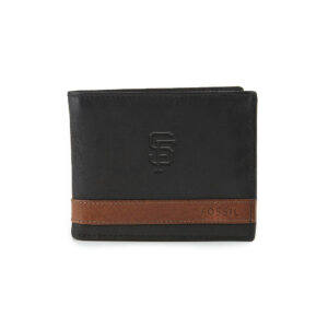Fossil Black San Francisco Giants Quinn Flip ID Bifold Wallet