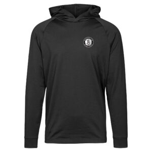 Men's Levelwear Black Brooklyn Nets Dimension Insignia Core Pullover Hoodie
