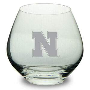 Nebraska Huskers 14.9oz. British Stemless Glass