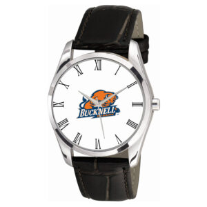 Men's  Black Bucknell Bison Berkeley Leather Watch