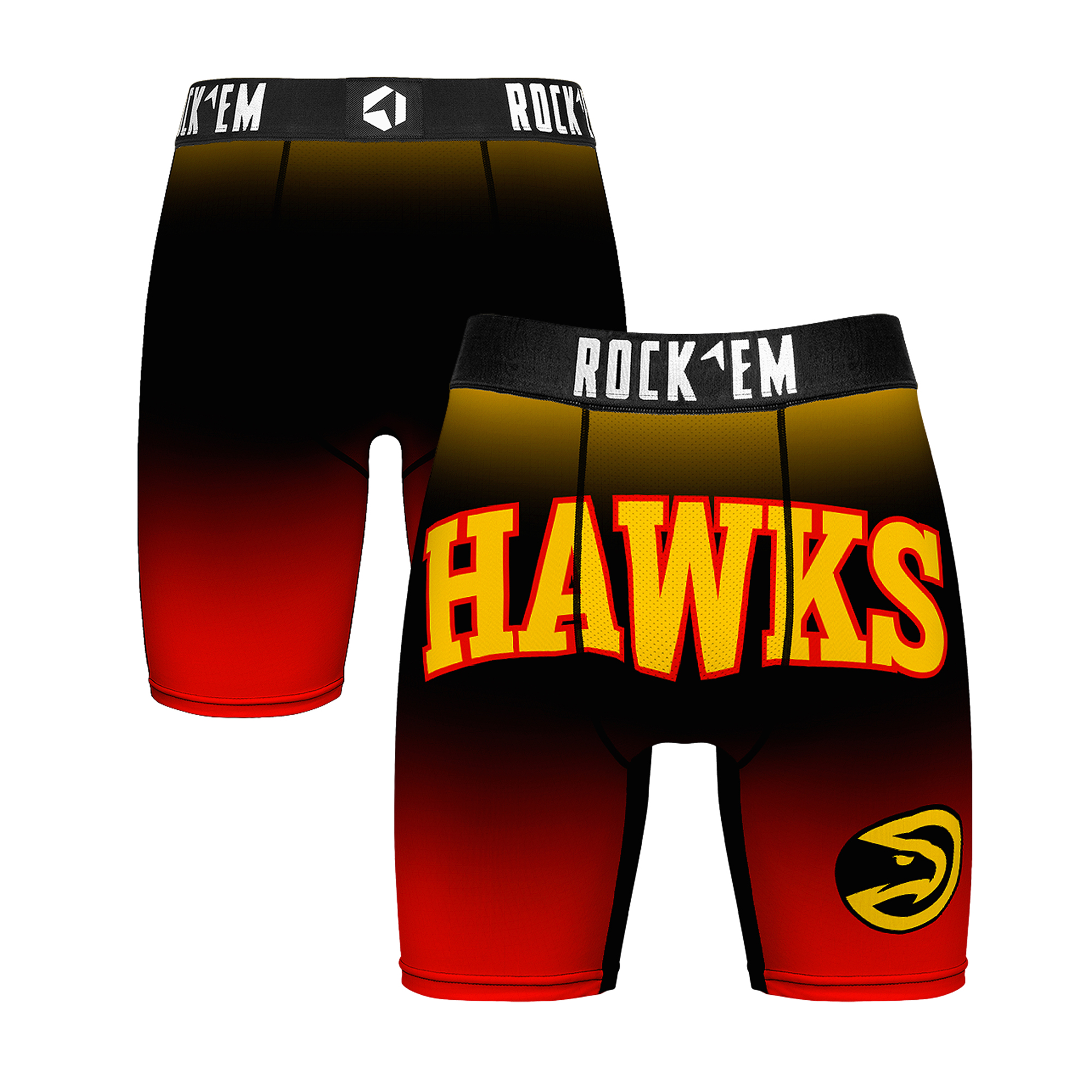 Men's Rock Em Socks Atlanta Hawks Statement Edition Boxer Briefs