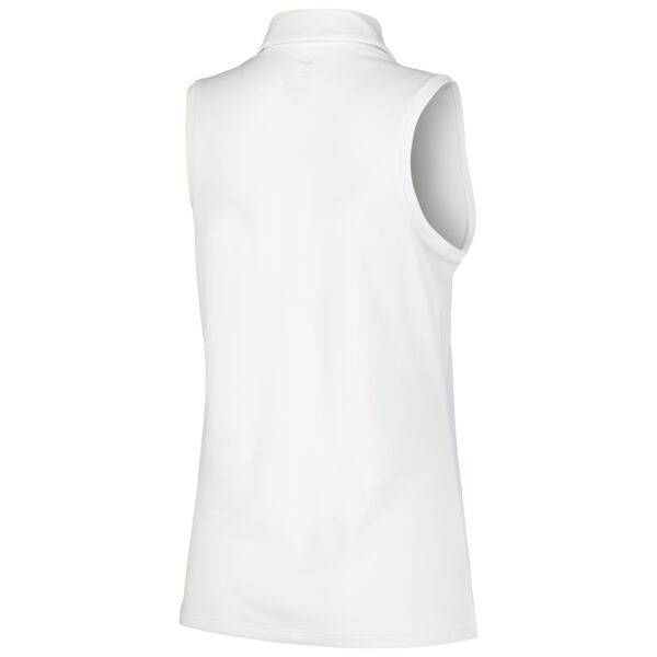 Women's Nike White Arnold Palmer Invitational Victory Sleeveless Performance Polo - Image 7