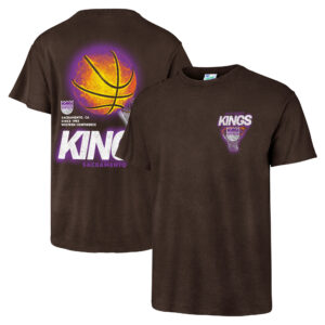 Men's '47 Brown Sacramento Kings Vintage Tubular Dagger Tradition Premium T-Shirt