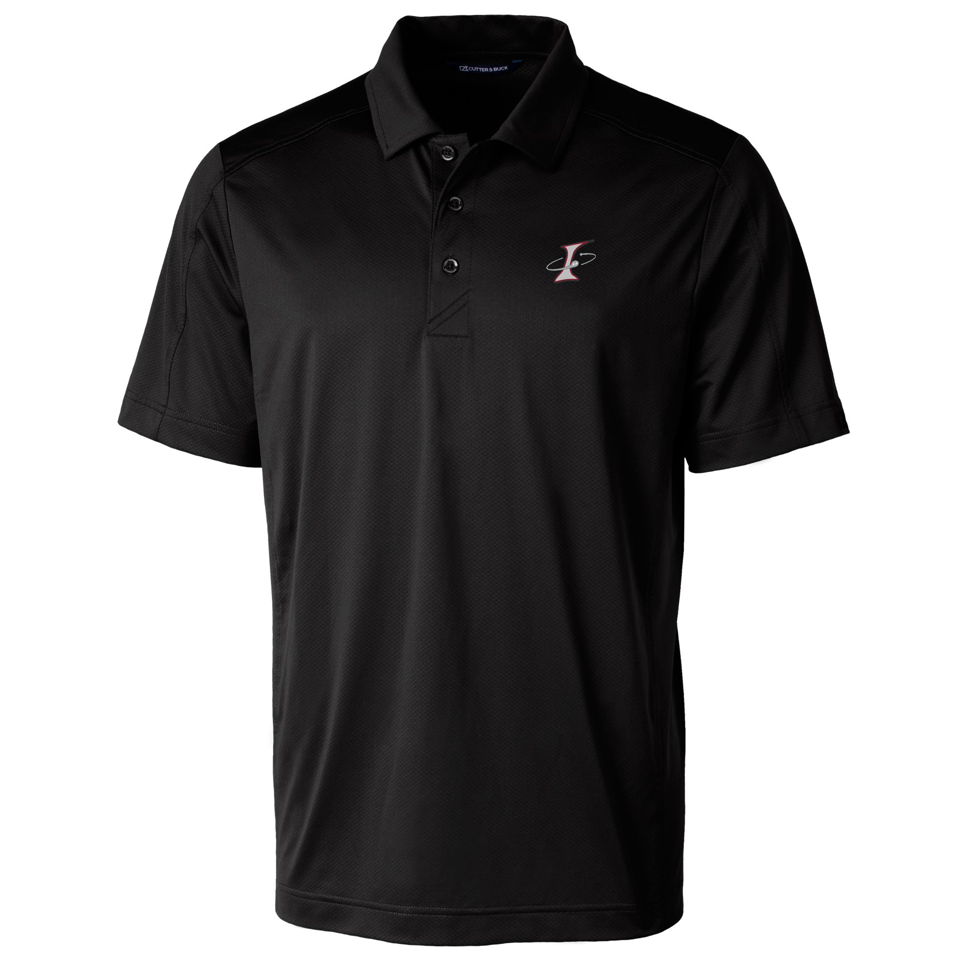 Men's Cutter & Buck Black Albuquerque Isotopes Big & Tall Prospect Textured Stretch Polo - Image 6
