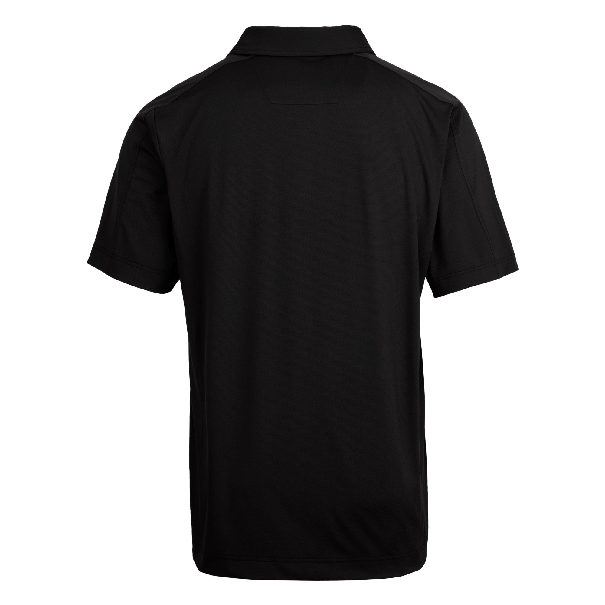 Men's Cutter & Buck Black Albuquerque Isotopes Big & Tall Prospect Textured Stretch Polo - Image 4