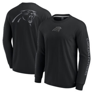 Unisex Fanatics  Black Carolina Panthers Elements Strive Long Sleeve T-Shirt