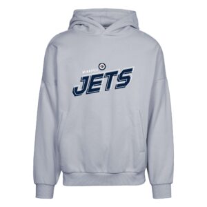 Men's Levelwear Gray Winnipeg Jets Contact Premier 2.0 Pullover Hoodie