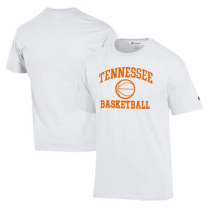 Men's Champion White Tennessee Volunteers Basketball Icon T-Shirt