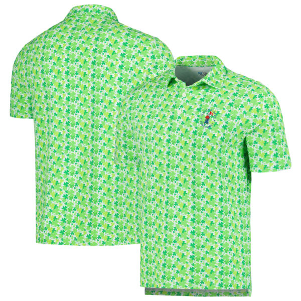 Men's 2024 U.S. Open IBKUL Green Pot of Gold Icefil Polo